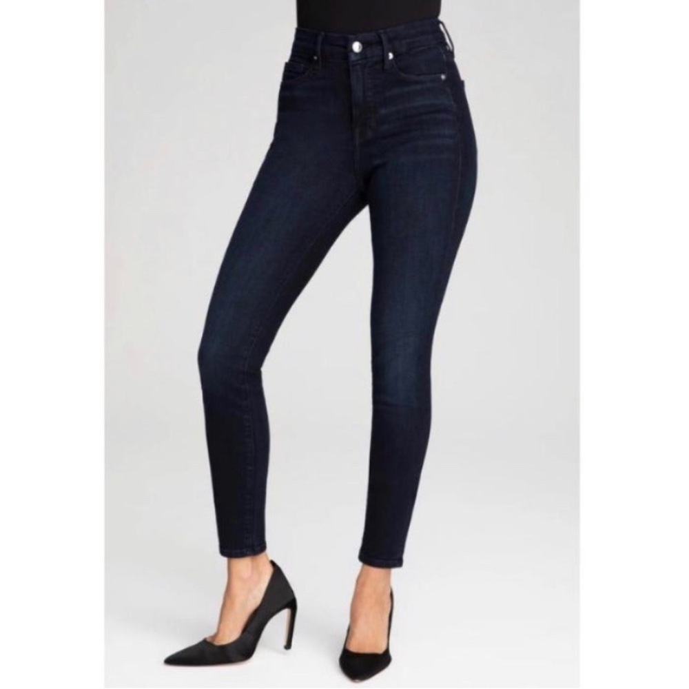 Good American Good Legs Skinny Jeans- Dark Wash
